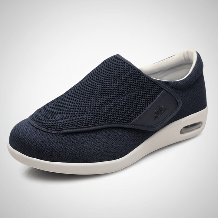 Wide Walking Shoes Mens Slip On Memory Foam Comfort Shoes