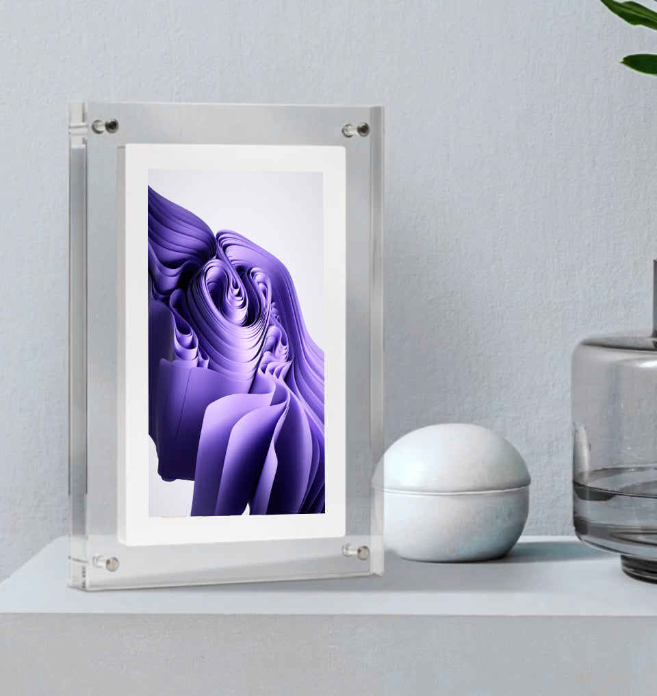Cadre Photo Numérique Haute Résolution 25,4 cm avec USB et SD – Design Élégant pour Photos et Vidéos 0