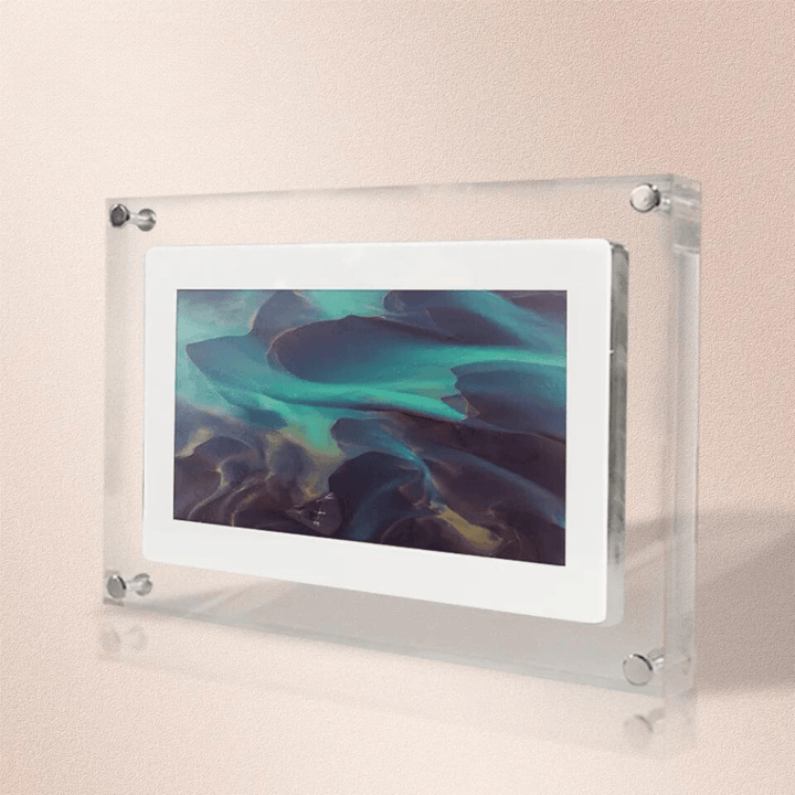 Cadre Photo Numérique Haute Résolution 25,4 cm avec USB et SD – Design Élégant pour Photos et Vidéos 4