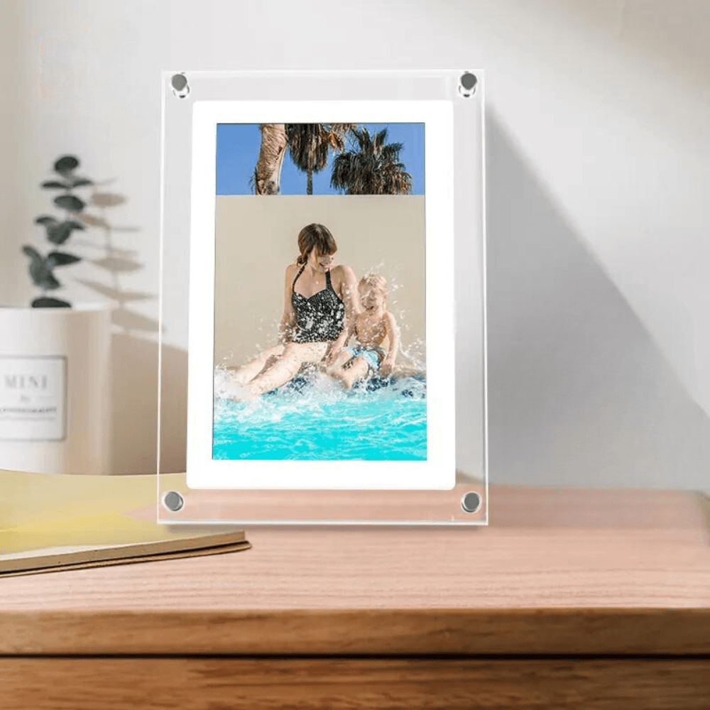 Cadre Photo Numérique Haute Résolution 25,4 cm avec USB et SD – Design Élégant pour Photos et Vidéos 5