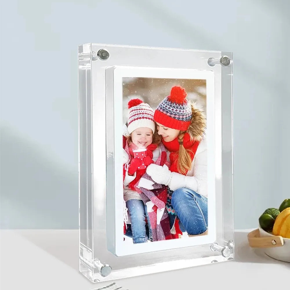 Cadre Photo Numérique Rechargeable USB avec Affichage HD – Affichage Photo et Vidéo 2
