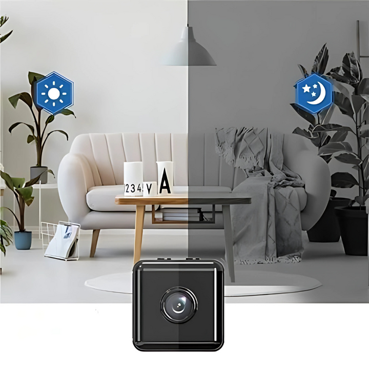 Caméra de Surveillance Sans Fil HD 1080P WiFi - Caméra de Sécurité Intérieure Connectée à Internet 2