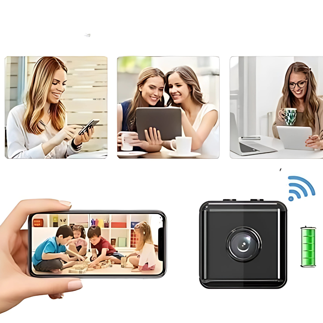 Caméra de Surveillance Sans Fil HD 1080P WiFi - Caméra de Sécurité Intérieure Connectée à Internet 3