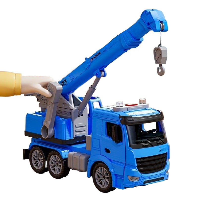 Camion de Construction avec Grue Mobile et Effets Sonores – Jouet Éducatif en Plastique ABS pour Enfants de Plus de 3 Ans 3