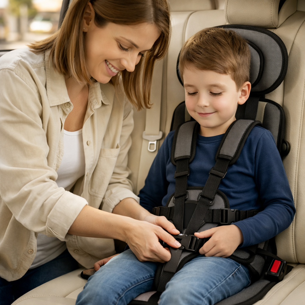 Travel Car Seat Harness Portable Toddler Safety Belt Seat Kids