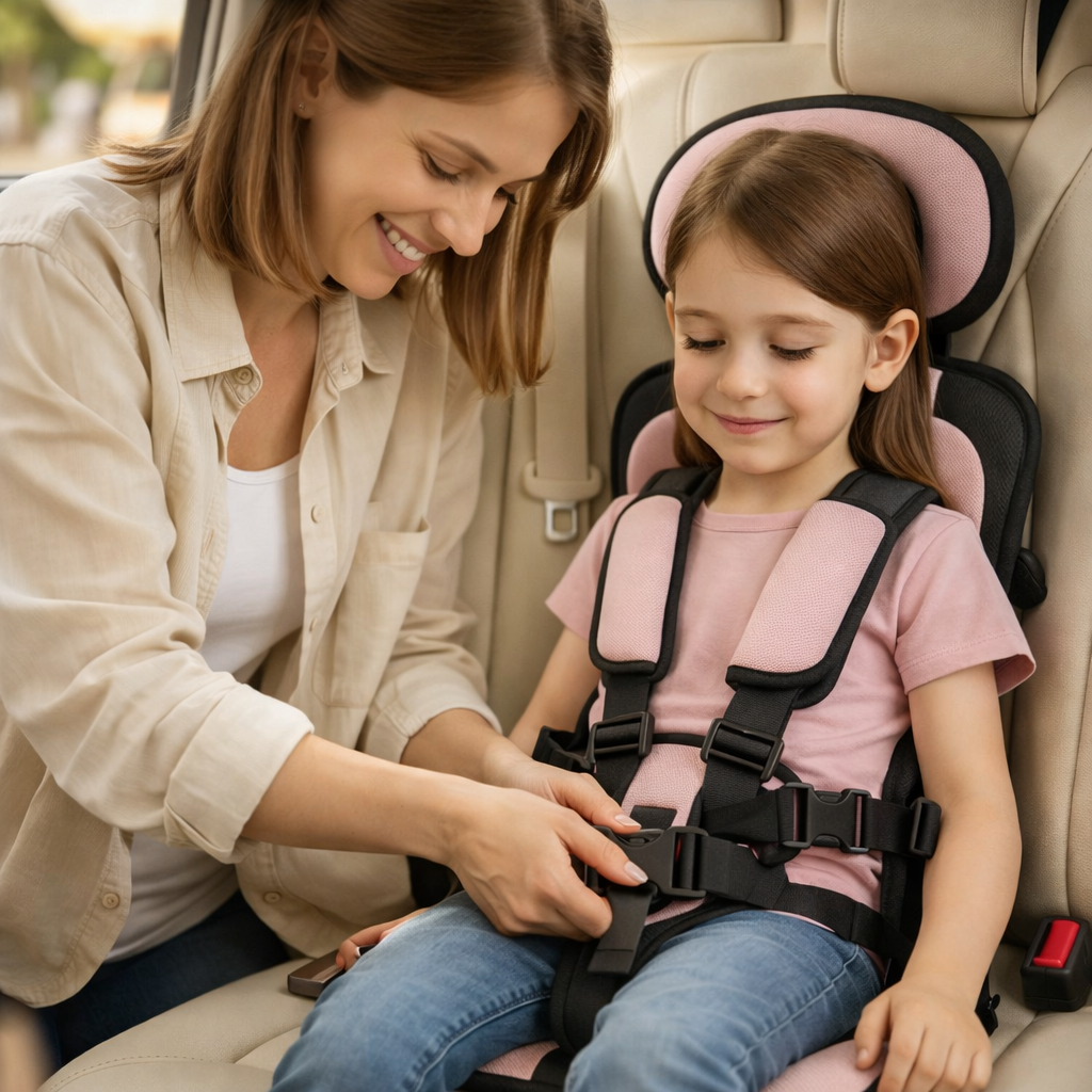 Travel Car Seat Harness Portable Toddler Safety Belt Seat Kids