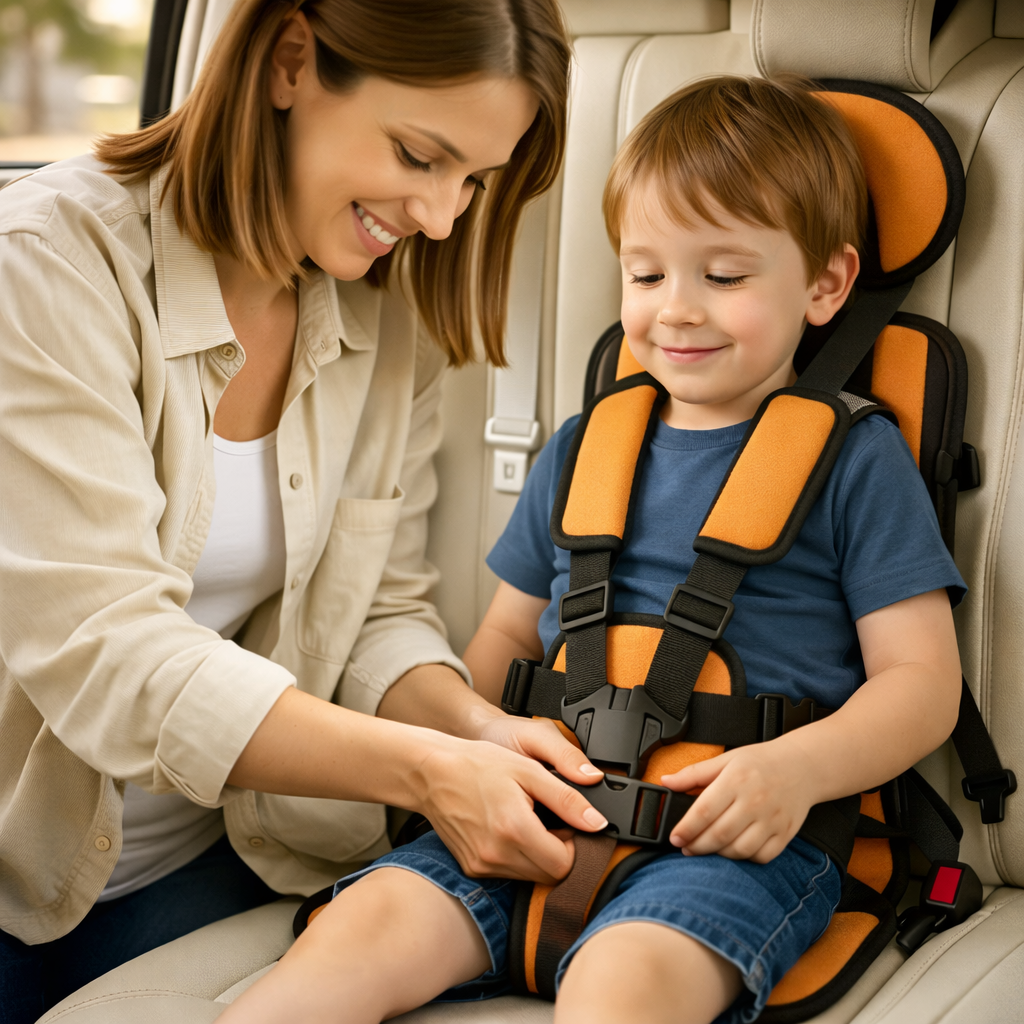 Travel Car Seat Harness Portable Toddler Safety Belt Seat Kids