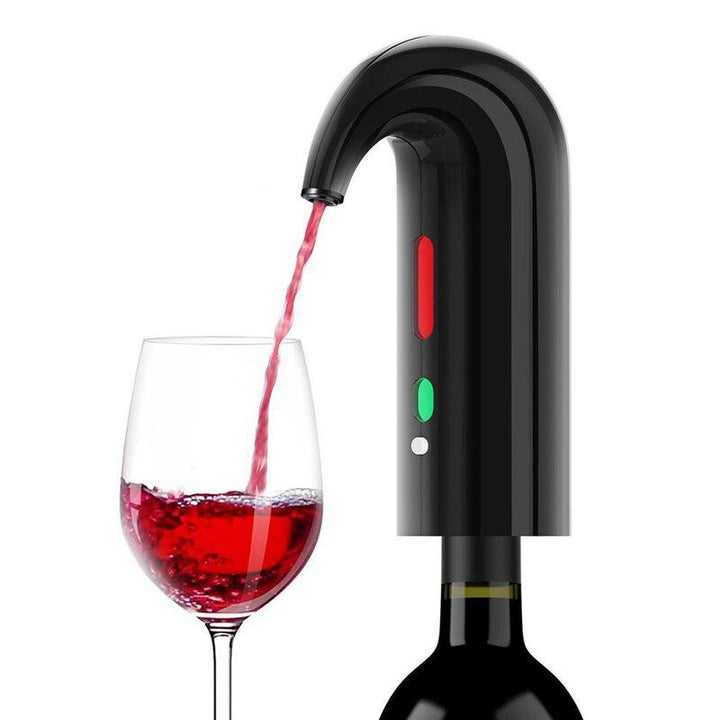 Carafe à Vin Électrique Rechargeable avec Aération Instantanée – Design Élégant Anti-Déversement, Idéale pour Dégustation 0