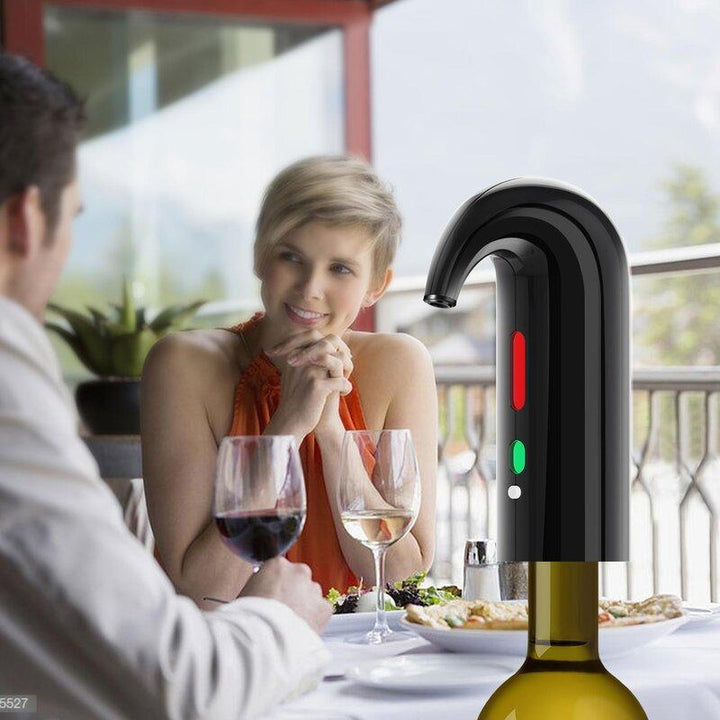 Carafe à Vin Électrique Rechargeable avec Aération Instantanée – Design Élégant Anti-Déversement, Idéale pour Dégustation 1