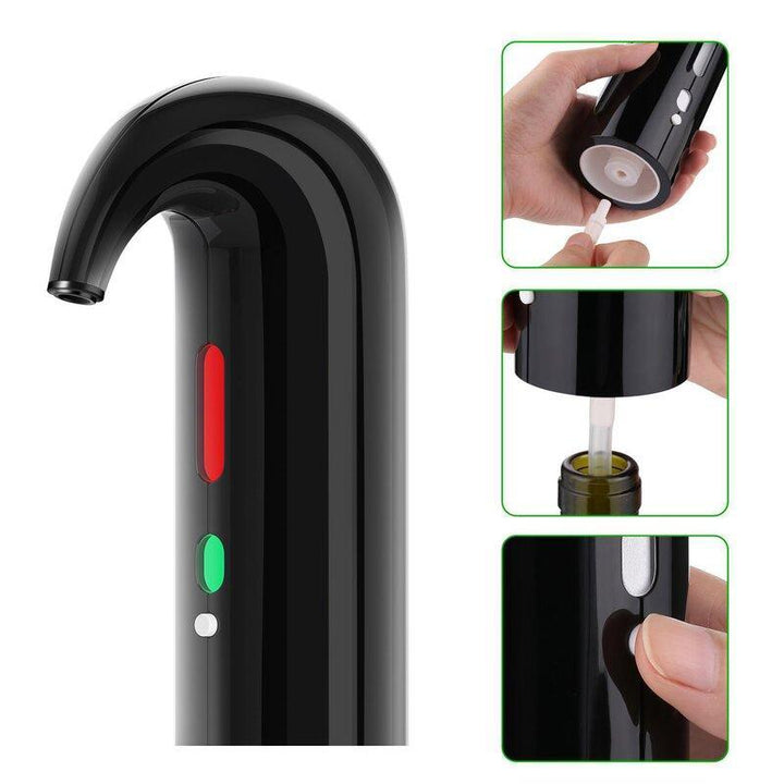 Carafe à Vin Électrique Rechargeable avec Aération Instantanée – Design Élégant Anti-Déversement, Idéale pour Dégustation 3