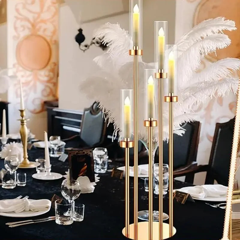 Chandelier Moderne en Métal et Acrylique à Cinq Bras – Éclairage Élégant pour Intérieurs 0