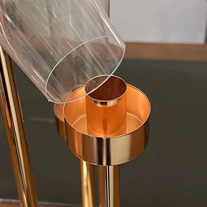 Chandelier Moderne en Métal et Acrylique à Cinq Bras – Éclairage Élégant pour Intérieurs 1