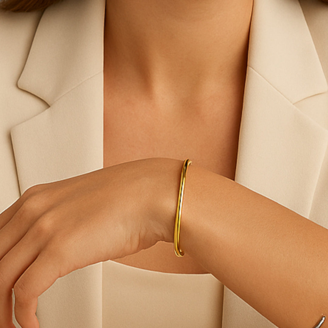 Celzoir | Bracelet Jonc Femme Design Épuré