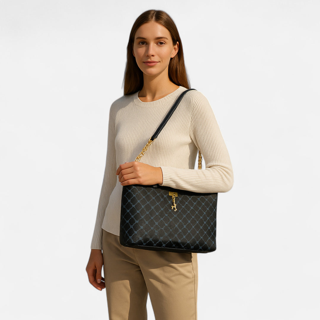 Celzoir | Large Soft Leather Women's Tote Bag