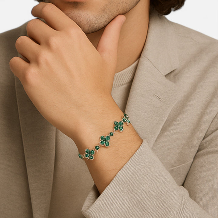 Celzoir | Tennis Bracelet Homme Éclat Infini