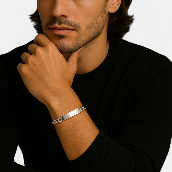 Celzoir | Prestige Men's Bracelet in Gold Steel