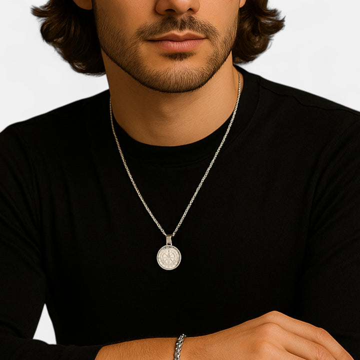 Celzoir | Elegance and Direction Compass Necklace