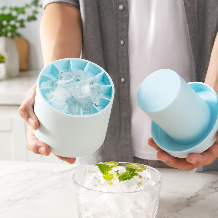 Portable Ice Maker Ice Cube Maker Silicone Ice Tray