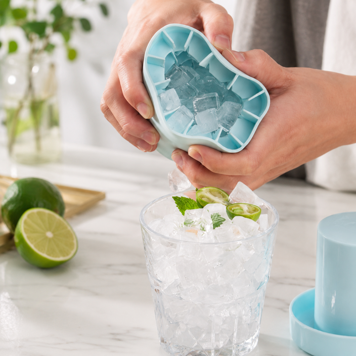 Portable Ice Maker Ice Cube Maker Silicone Ice Tray