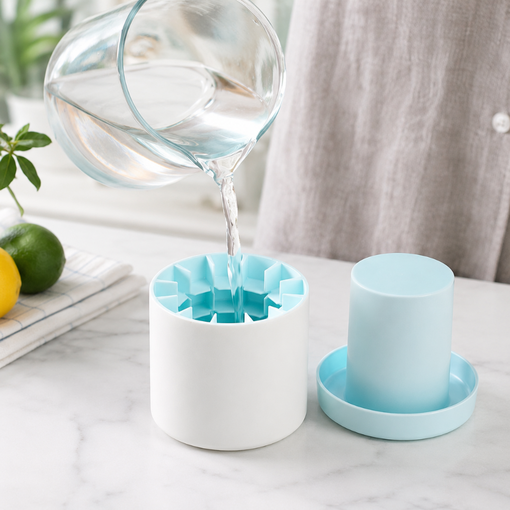 Portable Ice Maker Ice Cube Maker Silicone Ice Tray