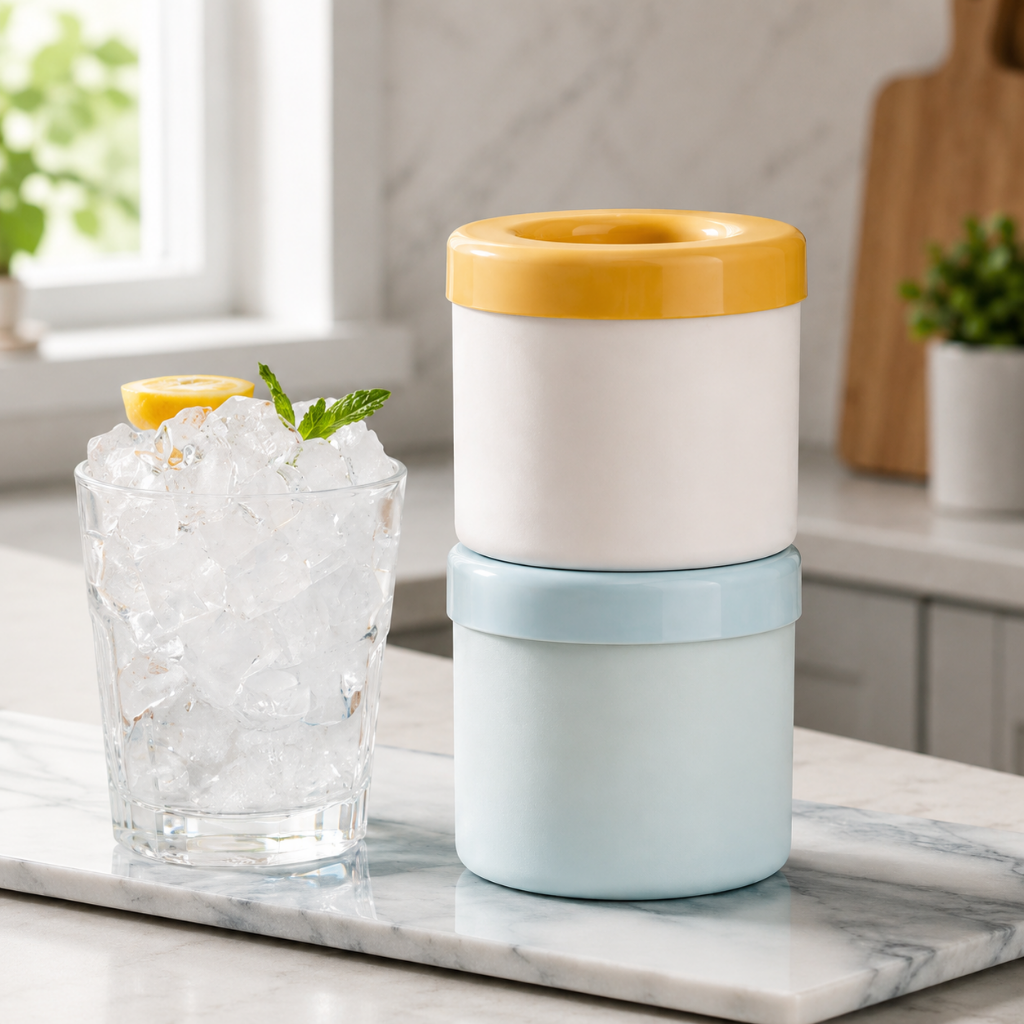 Portable Ice Maker Ice Cube Maker Silicone Ice Tray