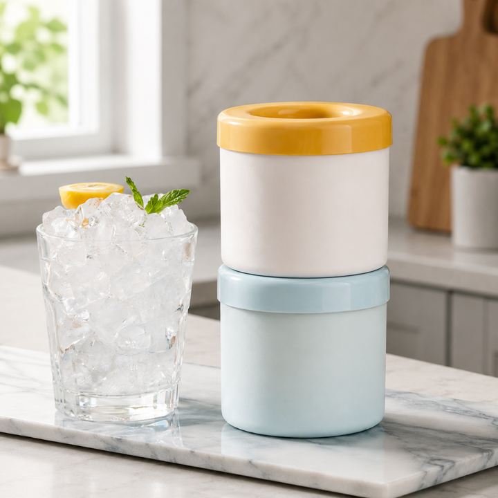 Portable Ice Maker Ice Cube Maker Silicone Ice Tray