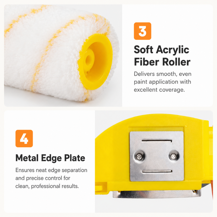 Paint Roller Roller Brush for Painting Easy Grip Handle