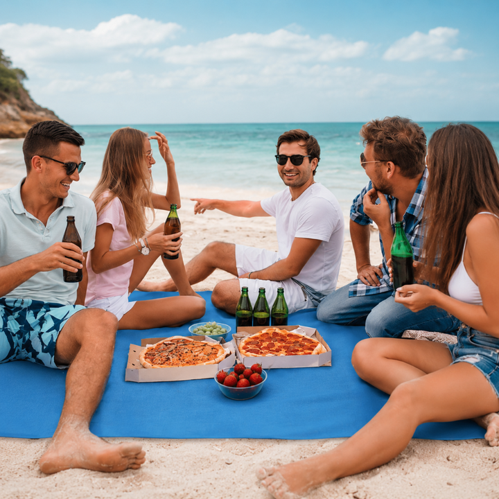 Outdoor Beach Mat Picnic Sand-Free Design