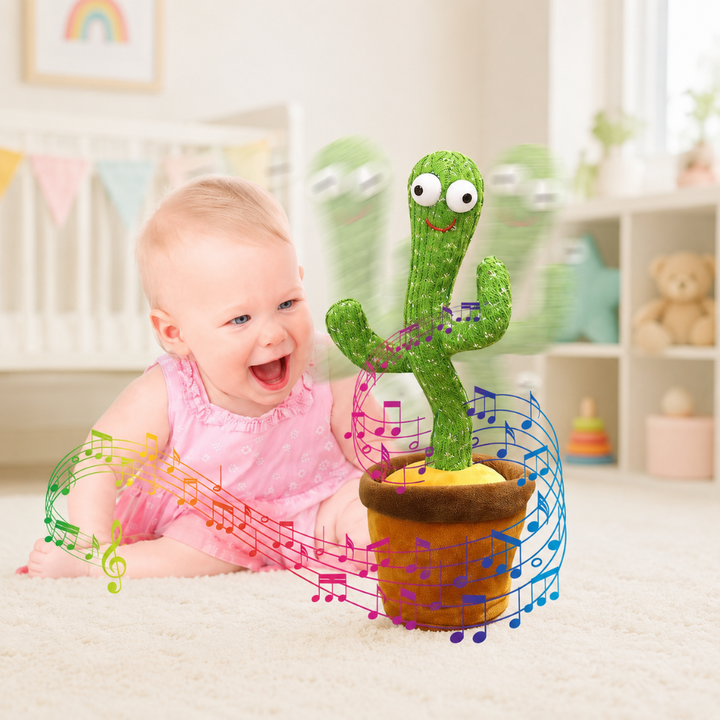 Dancing Cactus Toy Talking Interactive Rechargeable Fun