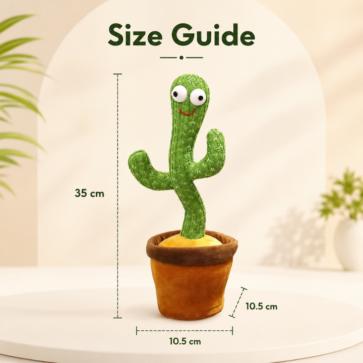 Dancing Cactus Toy Talking Interactive Rechargeable Fun