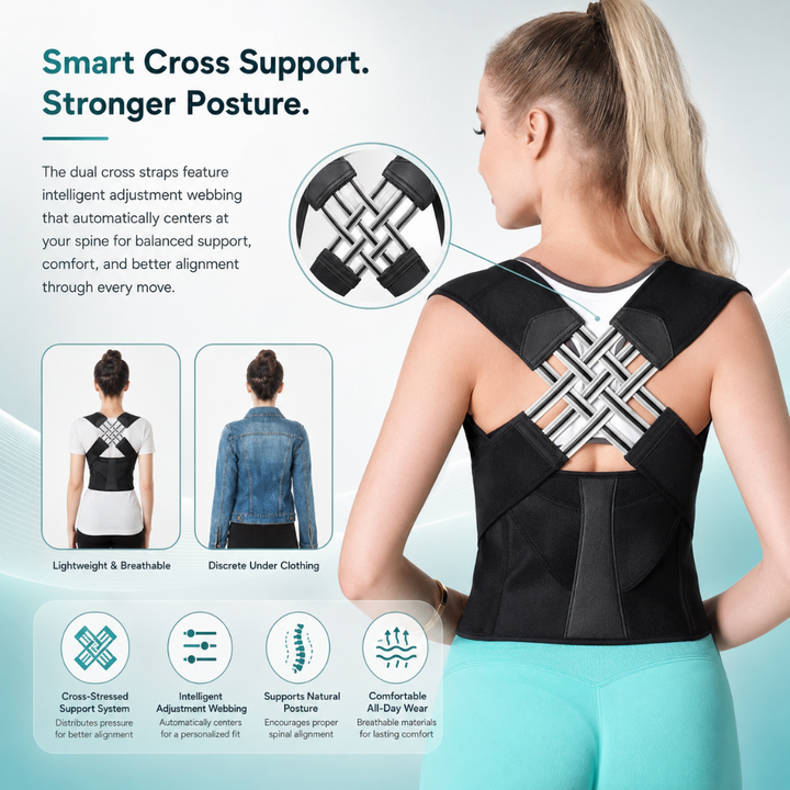 Posture Corrector Back Brace Freedom of Movement Support