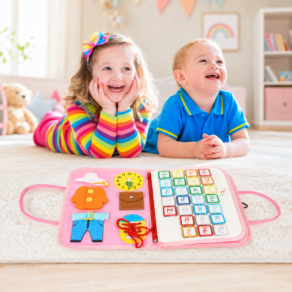 Busy Board for Toddlers Educational Toy Sensory Learning Tool
