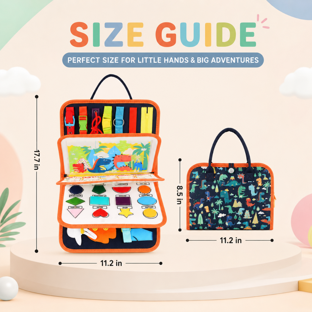 Busy Board for Toddlers Educational Toy Sensory Learning Tool