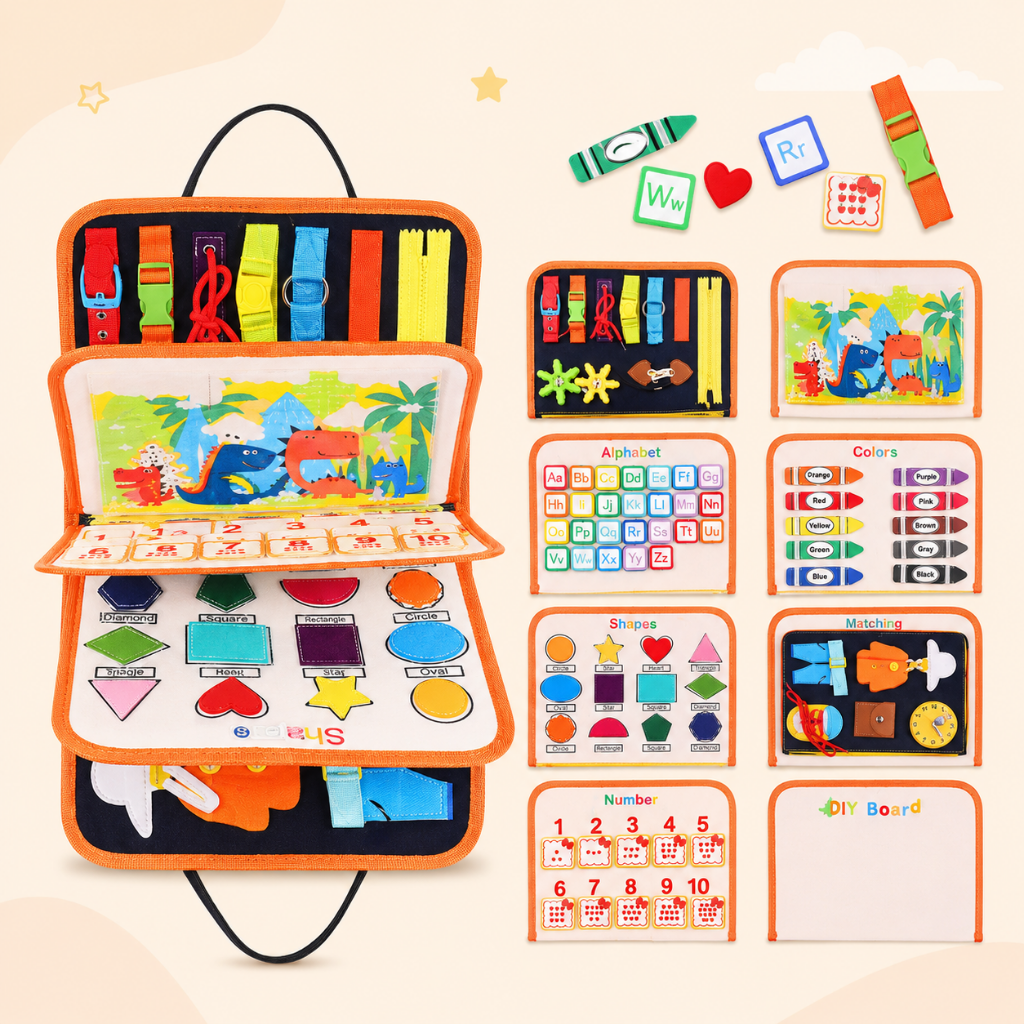 Busy Board for Toddlers Educational Toy Sensory Learning Tool