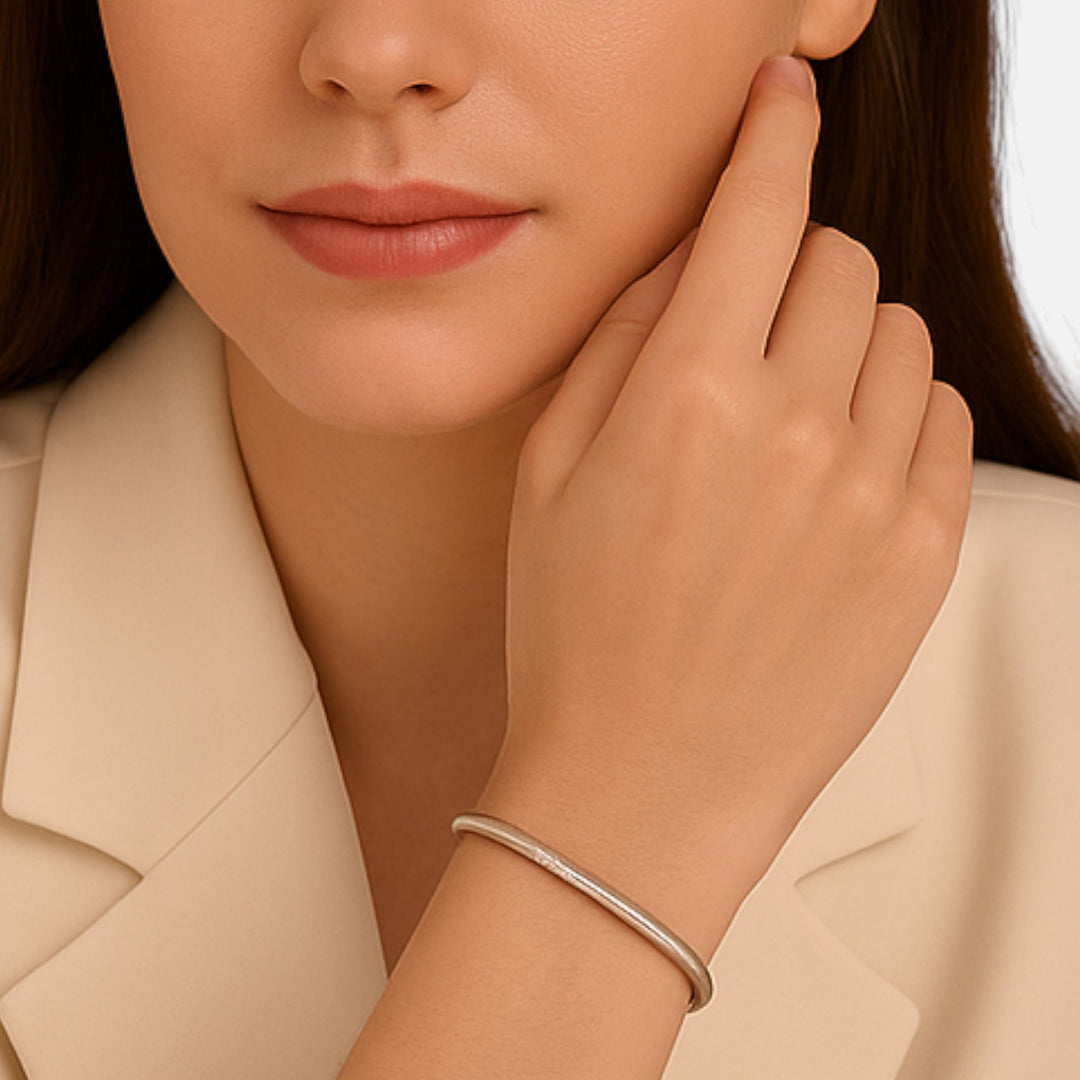 Celzoir | Bracelet Classy Femme en Argent Sterling – Chaîne Serpent Élégante pour Breloques