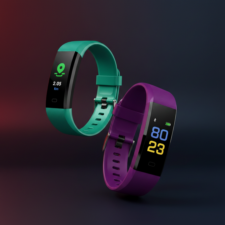 Fitness Tracker Smartwatch Blood Pressure Monitoring