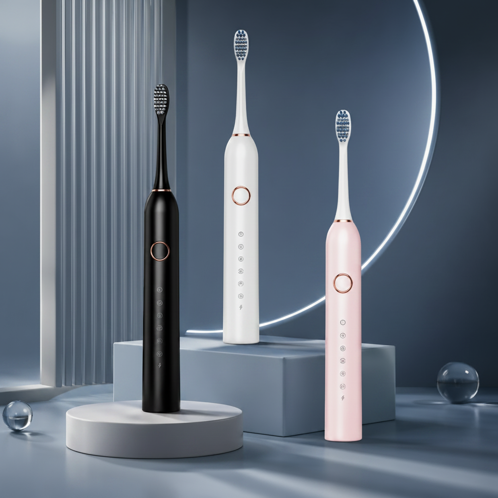 Electric Toothbrush Rechargeable Sonic Travel Case