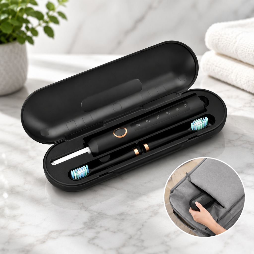Electric Toothbrush Rechargeable Sonic Travel Case