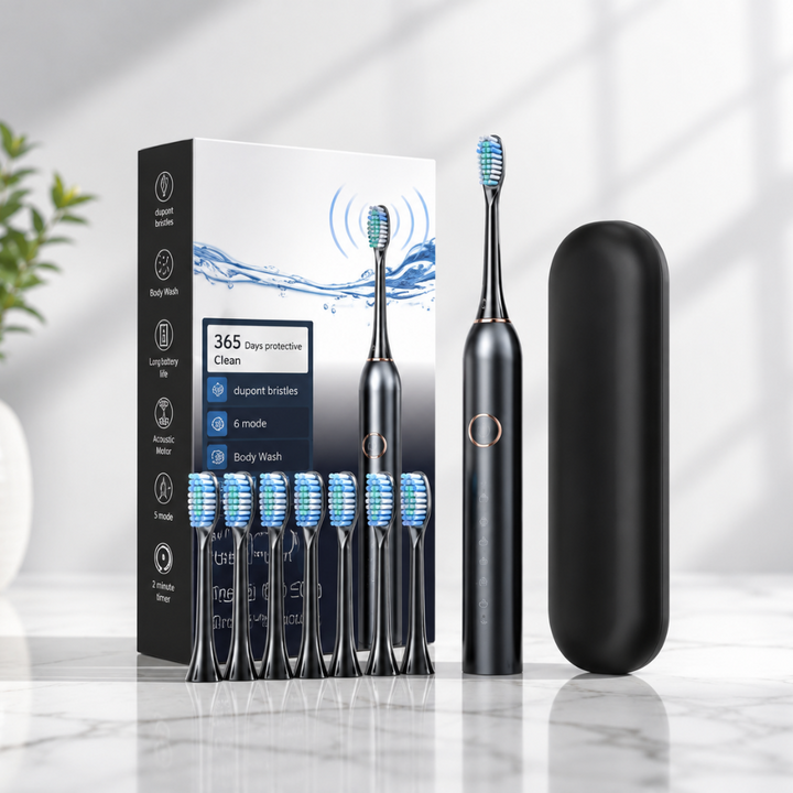 Electric Toothbrush Rechargeable Sonic Travel Case
