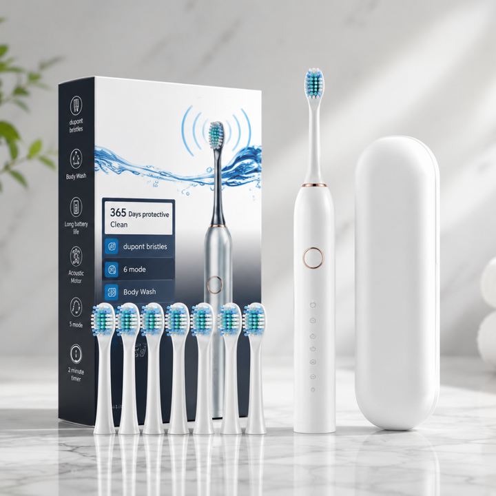 Electric Toothbrush Rechargeable Sonic Travel Case