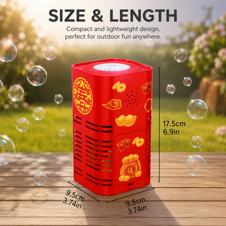 Lithium Battery Bubble Machine Outdoor Games Fun Bubble Maker