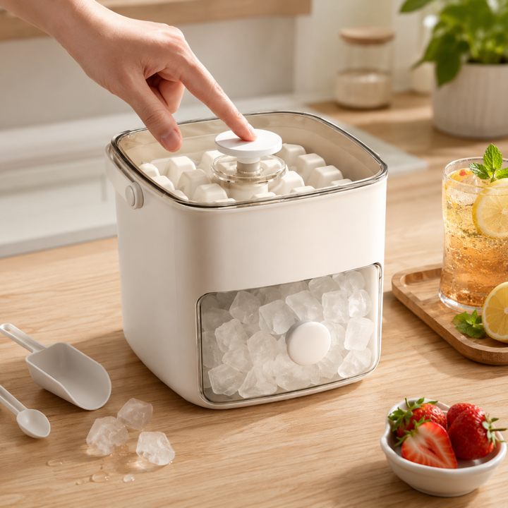 Portable Ice Maker Compact Design Easy Ice Production