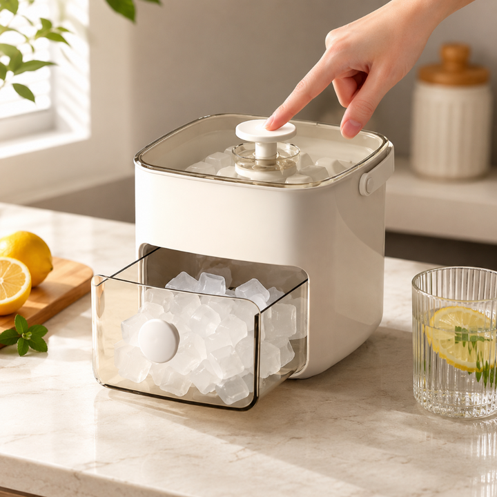 Portable Ice Maker Compact Design Easy Ice Production