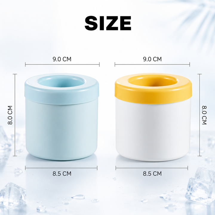 Portable Ice Maker Ice Cube Maker Silicone Ice Tray