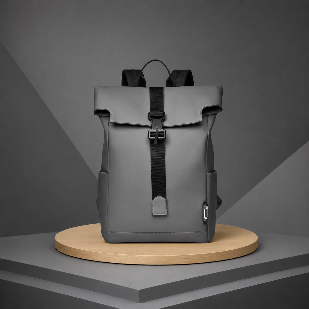 Travel Backpack Waterproof Laptop Backpack Roll-Top Safety
