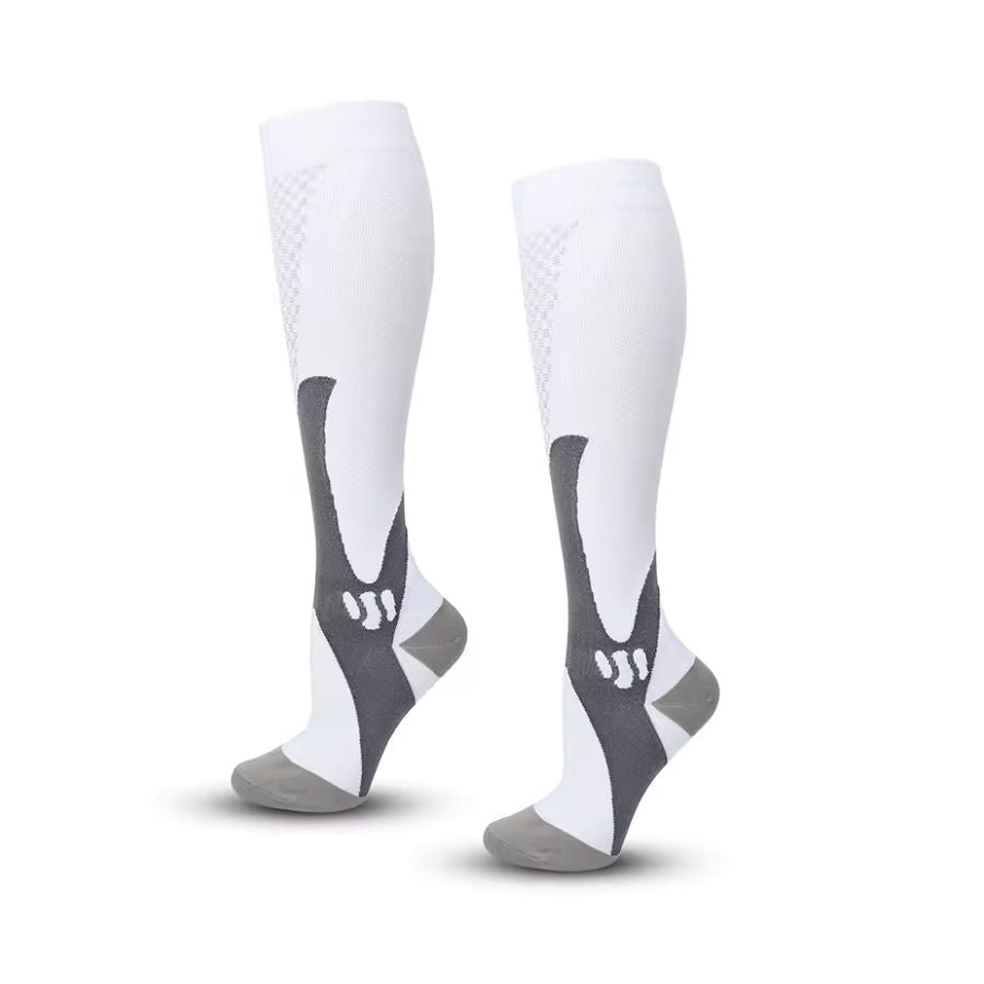 Chaussettes de compression premium pour un meilleur soutien circulatoire – Respirantes et flexibles, tailles S/M, L/XL, XXL 1