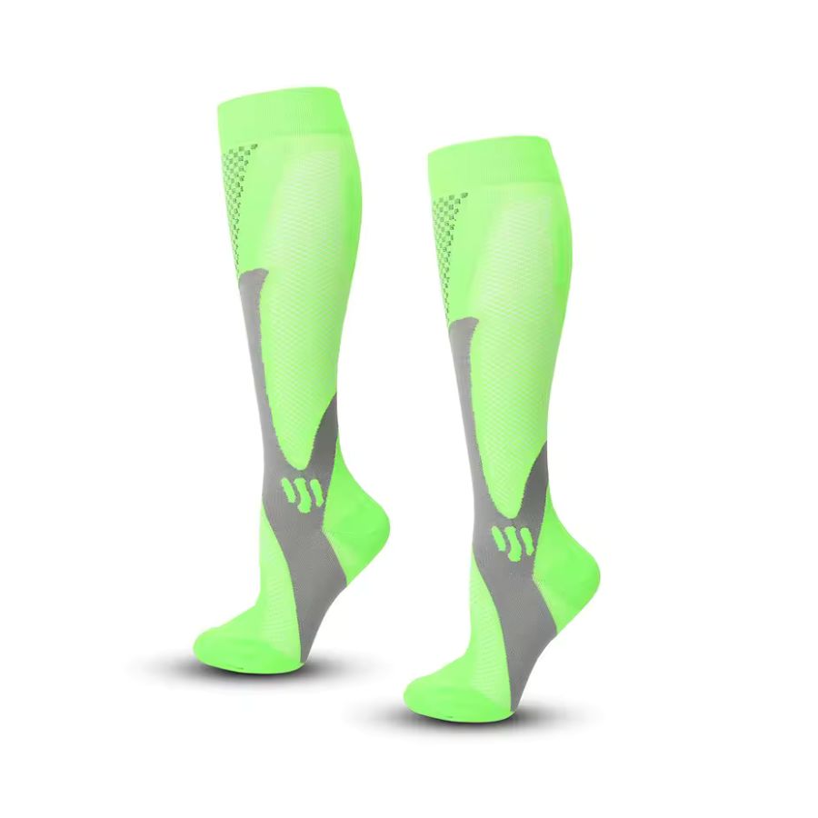 Chaussettes de compression premium pour un meilleur soutien circulatoire – Respirantes et flexibles, tailles S/M, L/XL, XXL 4