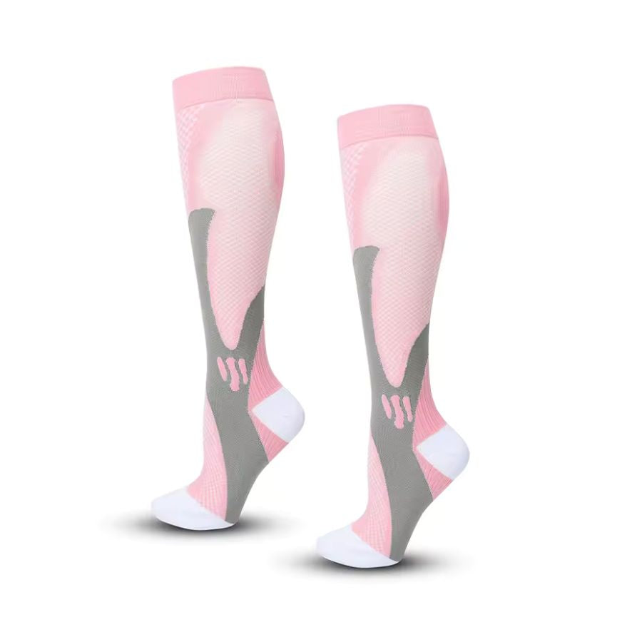 Chaussettes de compression premium pour un meilleur soutien circulatoire – Respirantes et flexibles, tailles S/M, L/XL, XXL 5