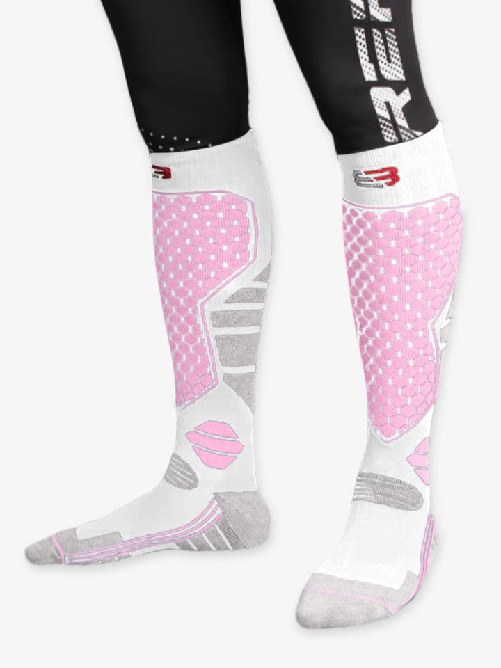 Chaussettes de ski chaudes professionnelles pour femmes avec couche thermique - Respirantes, ajustement parfait, tailles 33 à 39 2