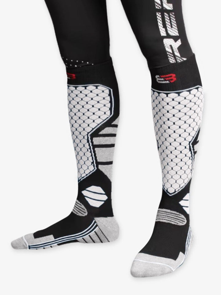 Chaussettes de ski chaudes professionnelles pour hommes - Respirantes et confortables 0